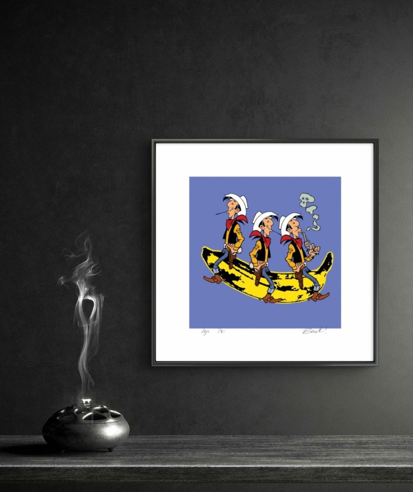 Bilde av Ronny Bank "Trippel lykke" laget av Ronny Bank, popart kunst fra Galleri2b