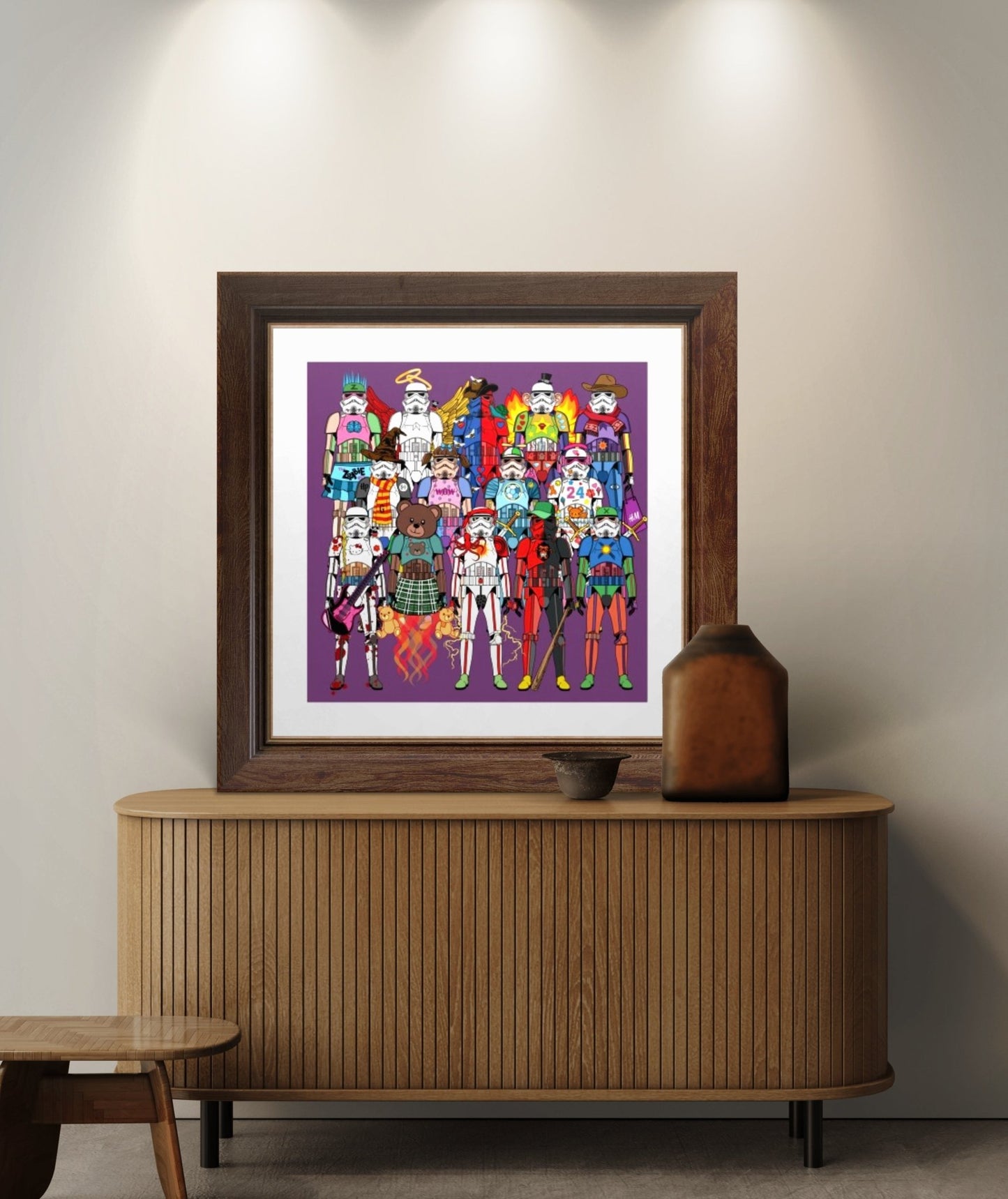 Bilde av Ronny Bank "TrooperLove 1" laget av Ronny Bank, popart kunst fra Galleri2b