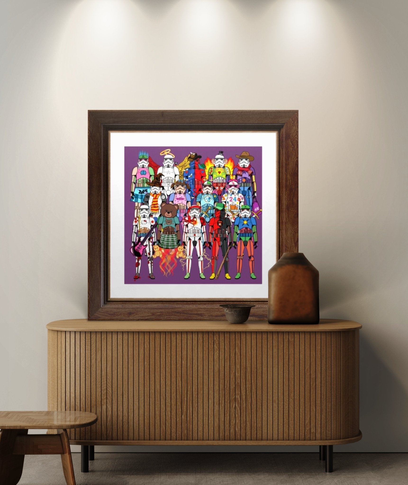 Bilde av Ronny Bank "TrooperLove 1" laget av Ronny Bank, popart kunst fra Galleri2b