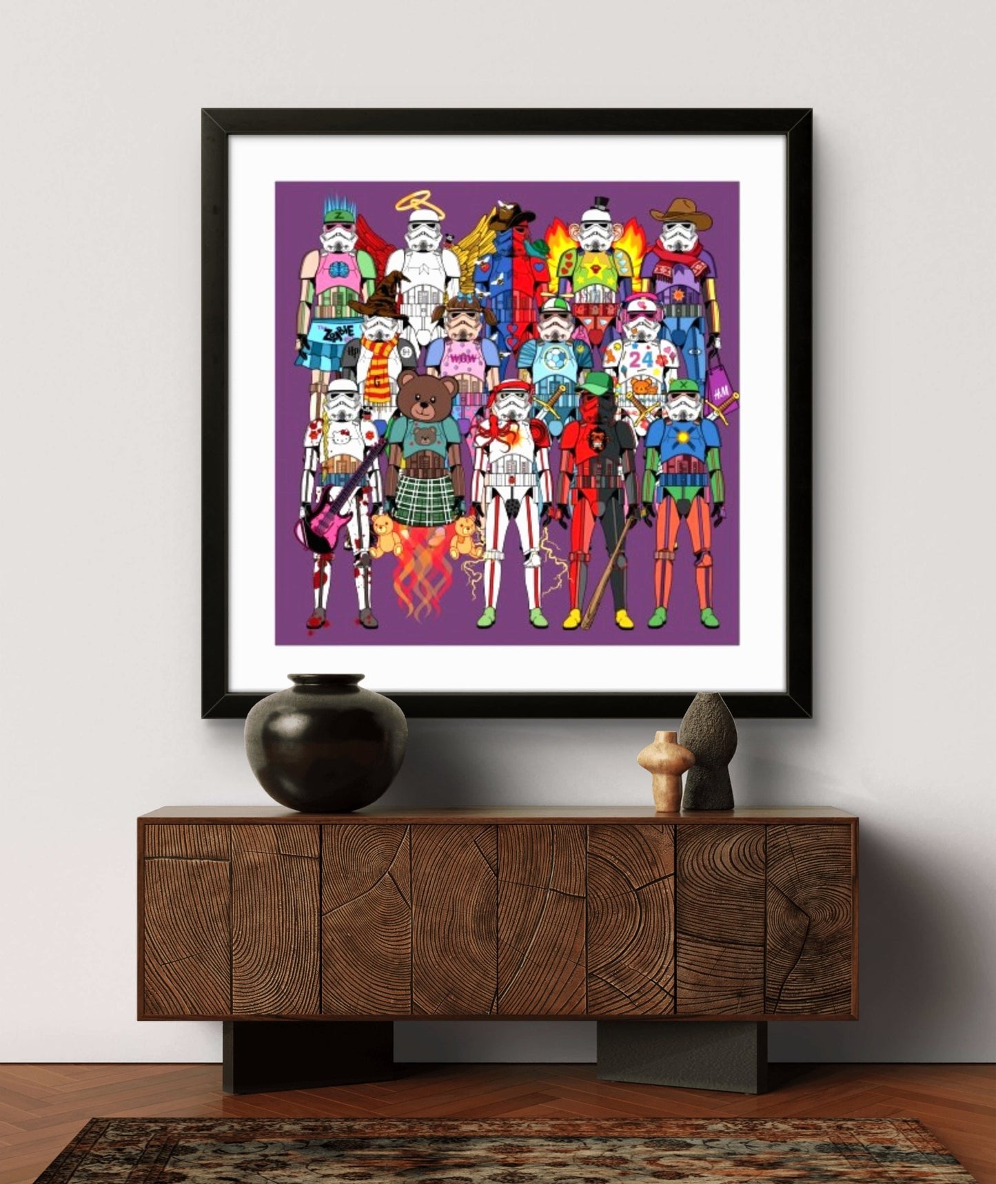 Bilde av Ronny Bank "TrooperLove 1" laget av Ronny Bank, popart kunst fra Galleri2b