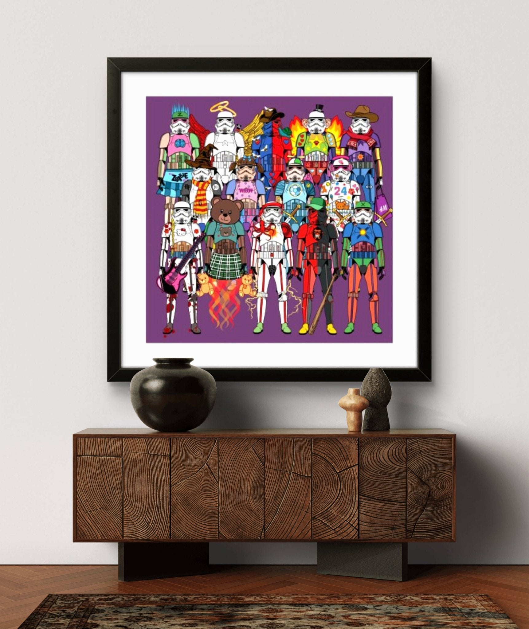 Bilde av Ronny Bank "TrooperLove 1" laget av Ronny Bank, popart kunst fra Galleri2b