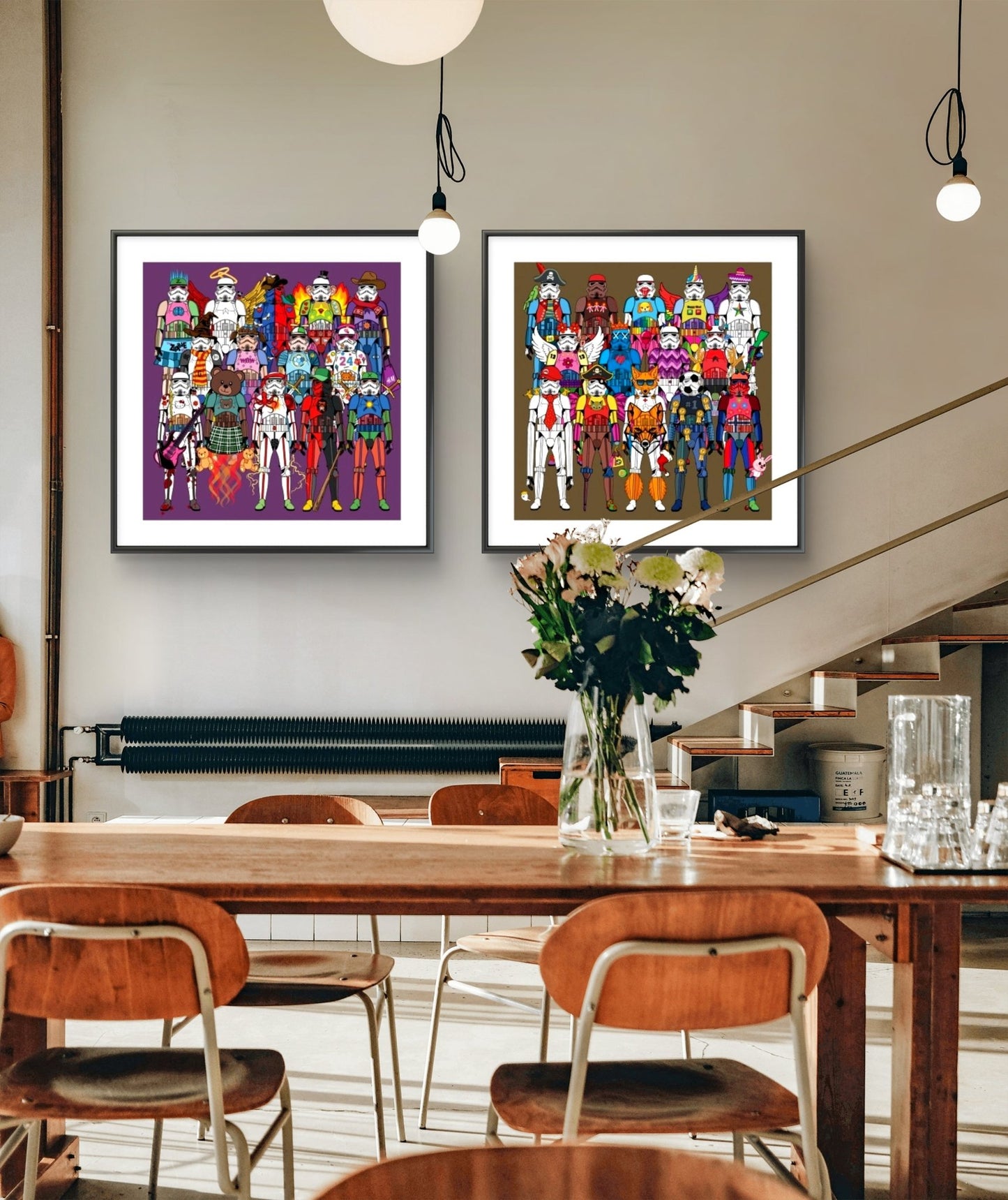 Bilde av Ronny Bank "TrooperLove 1" laget av Ronny Bank, popart kunst fra Galleri2b