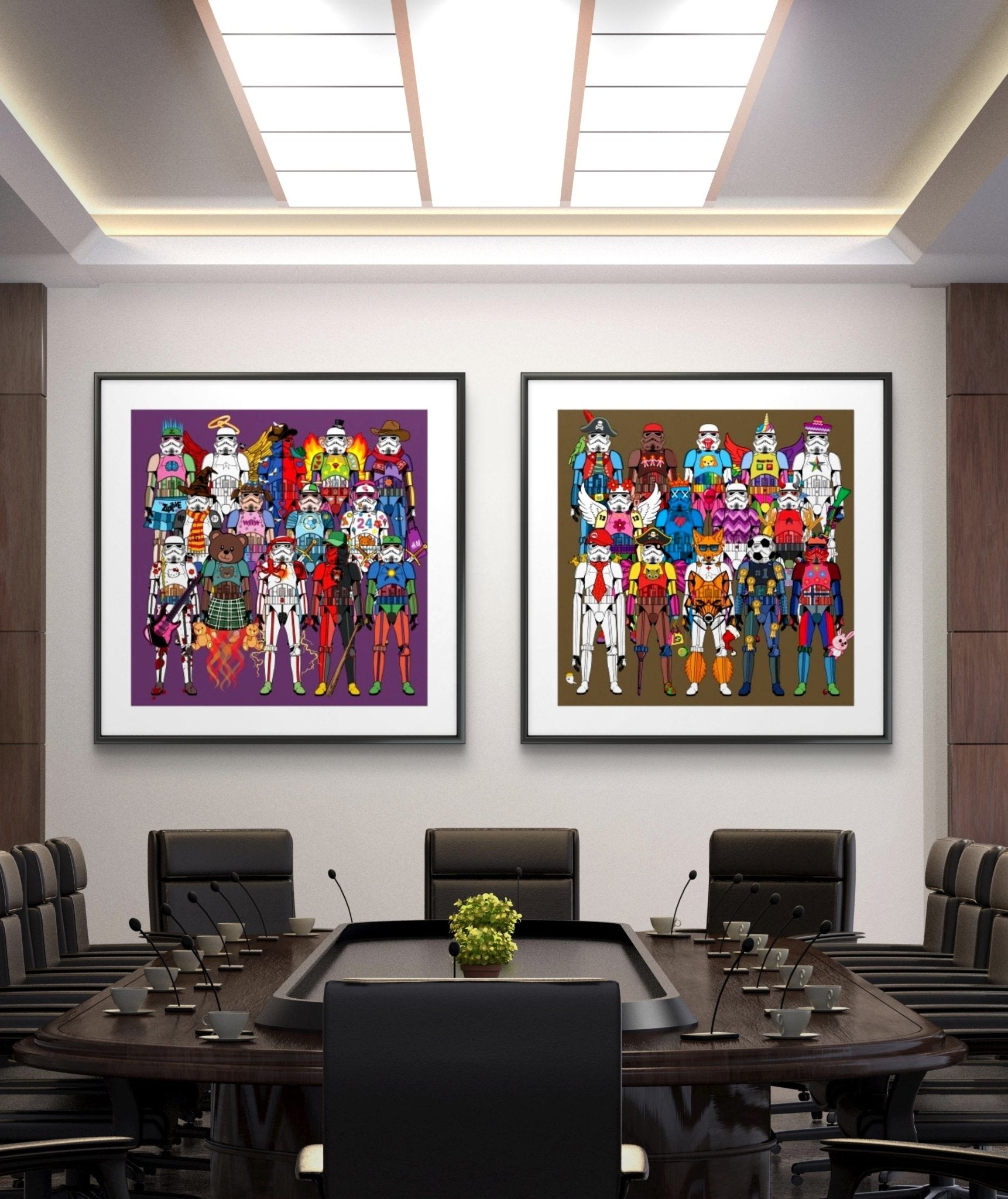 Bilde av Ronny Bank "TrooperLove 1" laget av Ronny Bank, popart kunst fra Galleri2b