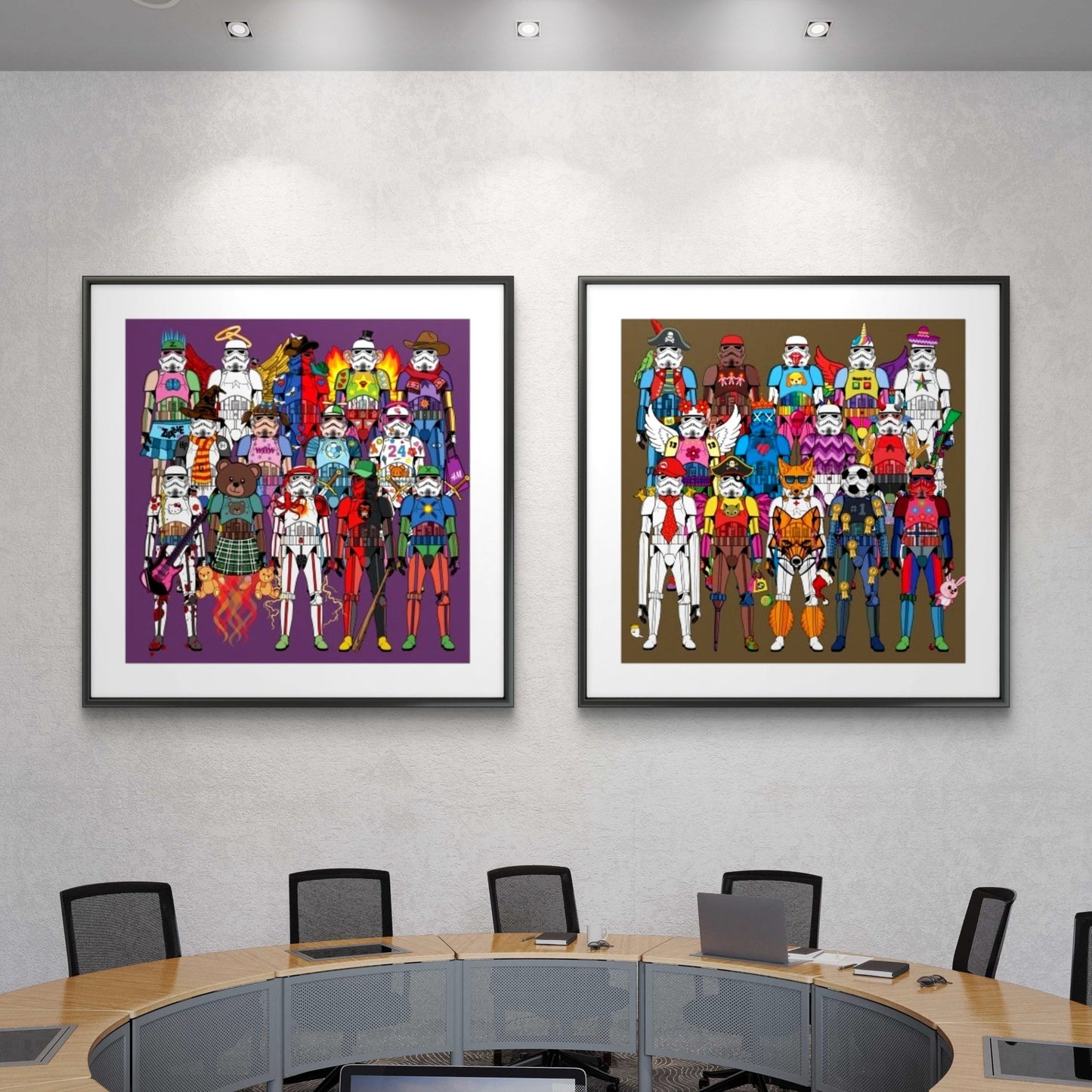 Bilde av Ronny Bank "TrooperLove 1" laget av Ronny Bank, popart kunst fra Galleri2b