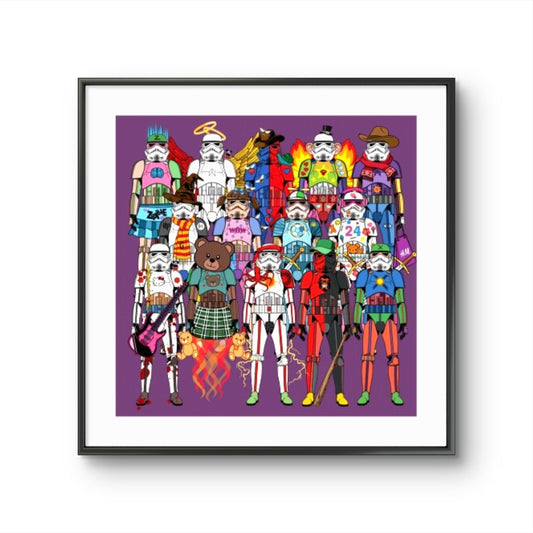 Bilde av Ronny Bank "TrooperLove 1" laget av Ronny Bank, popart kunst fra Galleri2b