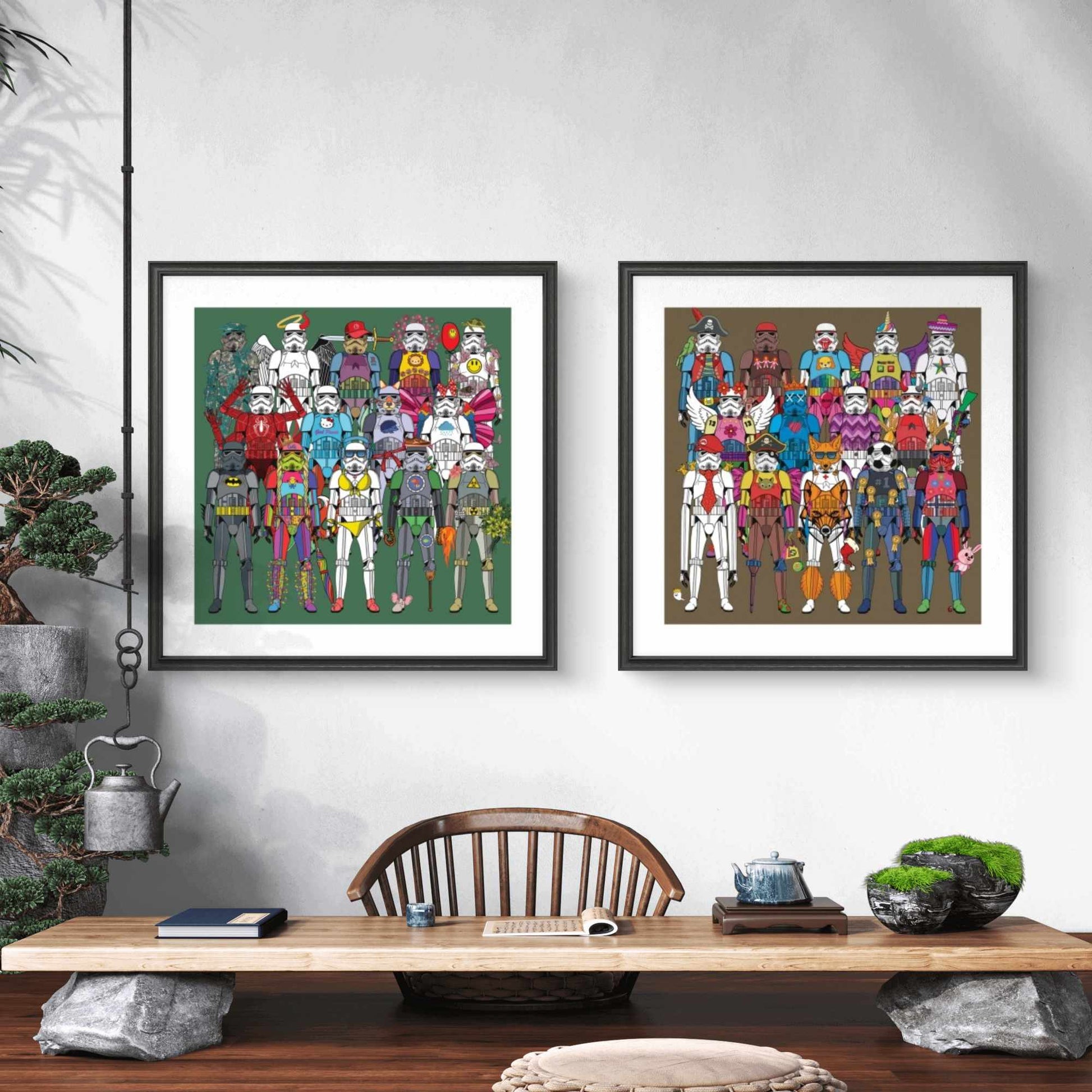 Bilde av Ronny Bank "TrooperLove 2" laget av Ronny Bank, popart kunst fra Galleri2b