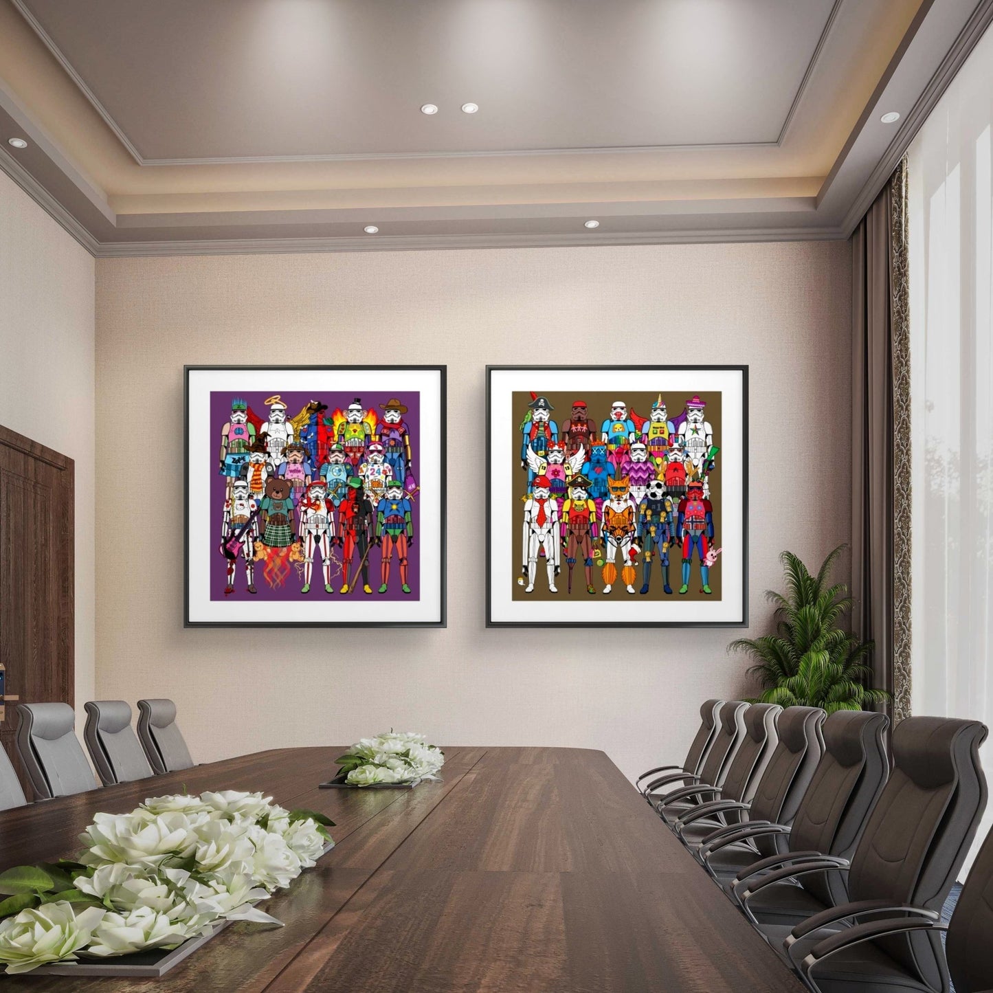 Bilde av Ronny Bank "TrooperLove 3" laget av Ronny Bank, popart kunst fra Galleri2b