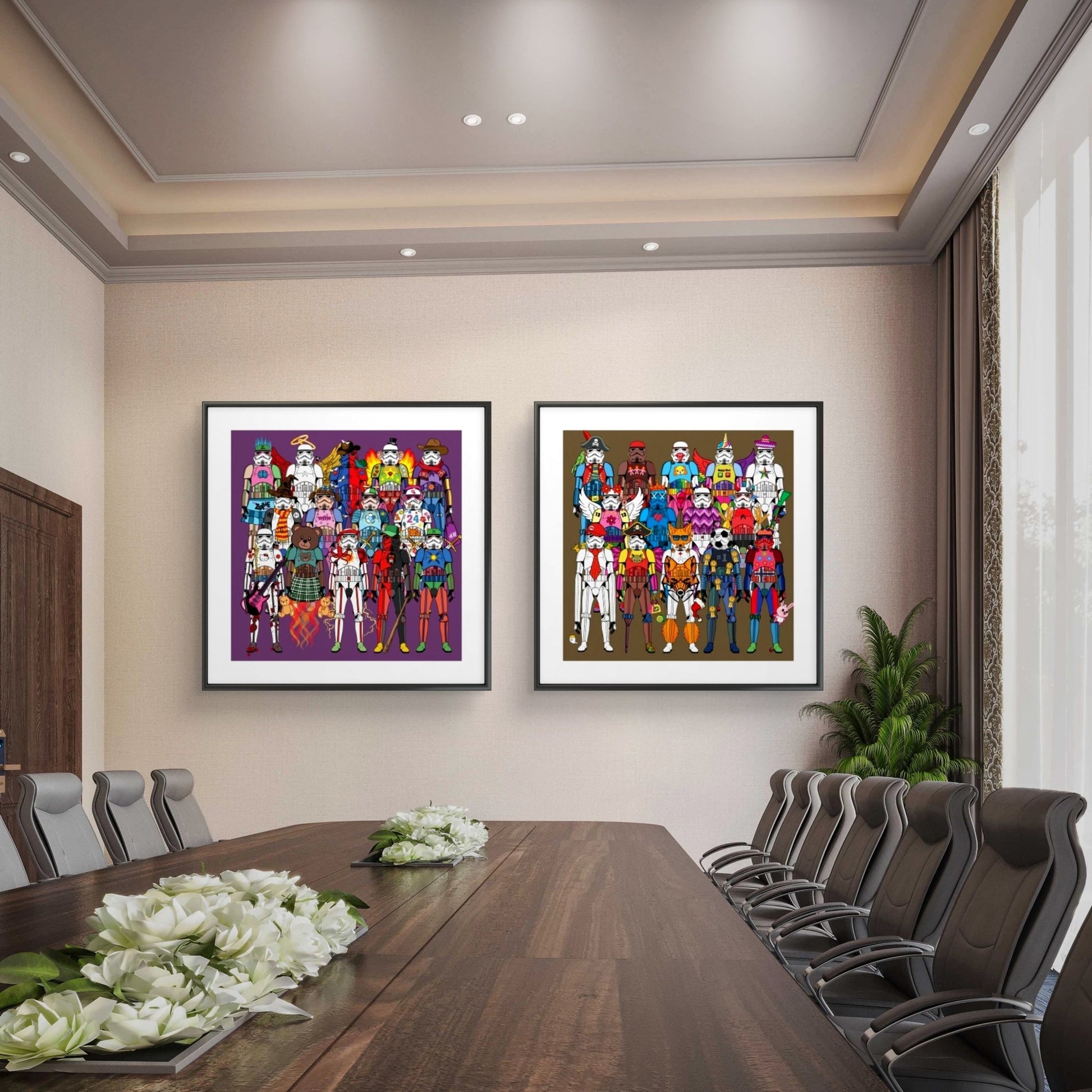 Bilde av Ronny Bank "TrooperLove 3" laget av Ronny Bank, popart kunst fra Galleri2b