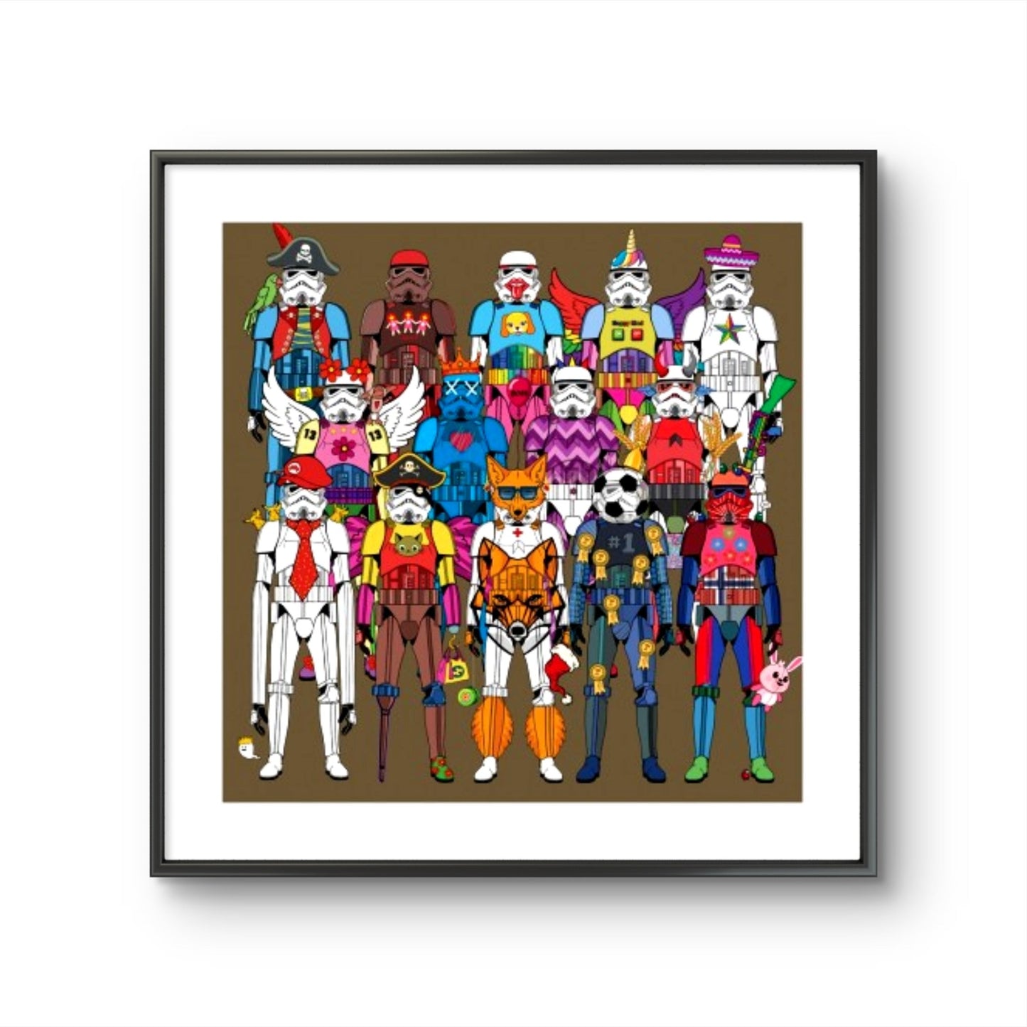 Bilde av Ronny Bank "TrooperLove 3" laget av Ronny Bank, popart kunst fra Galleri2b