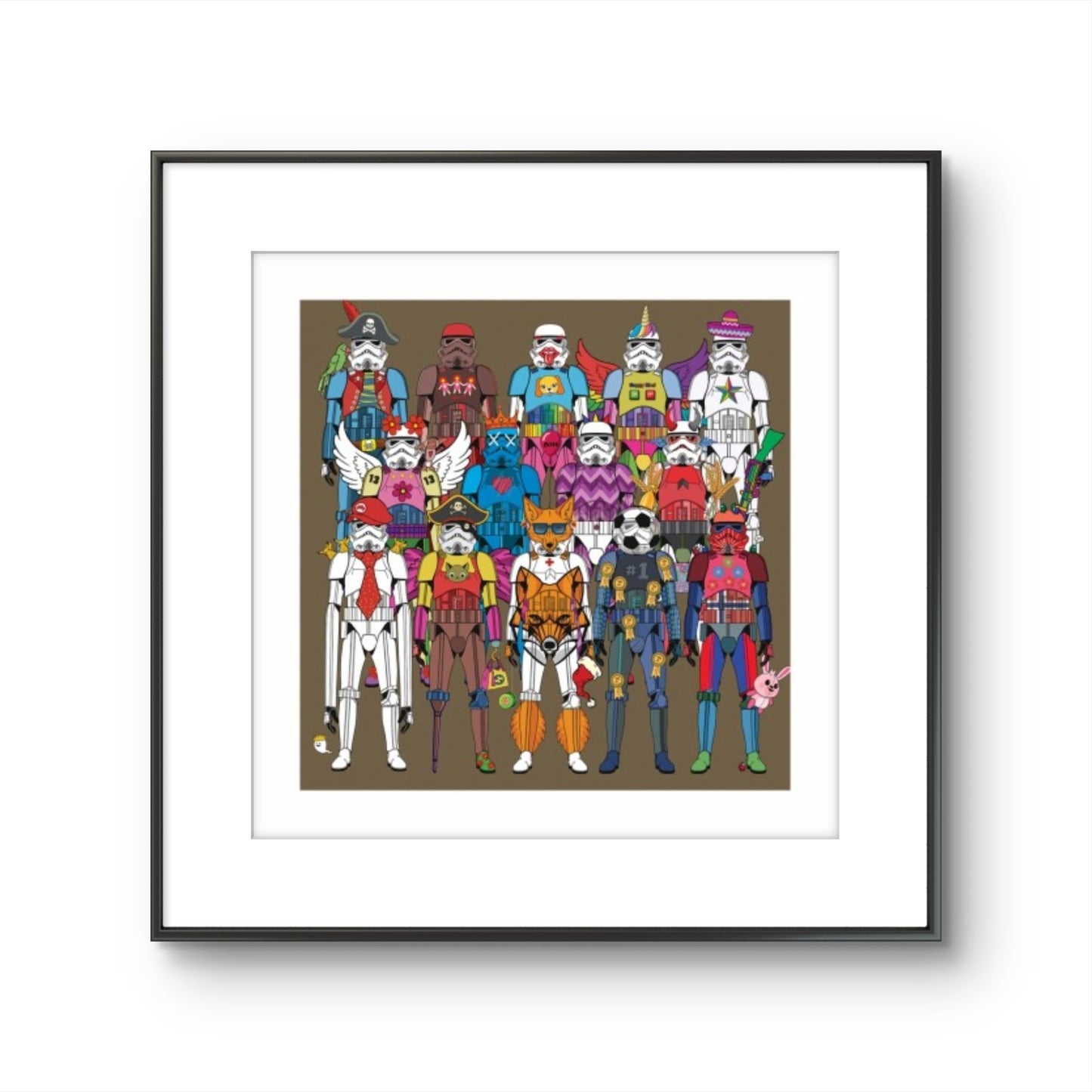 Bilde av Ronny Bank "TrooperLove 3" laget av Ronny Bank, popart kunst fra Galleri2b