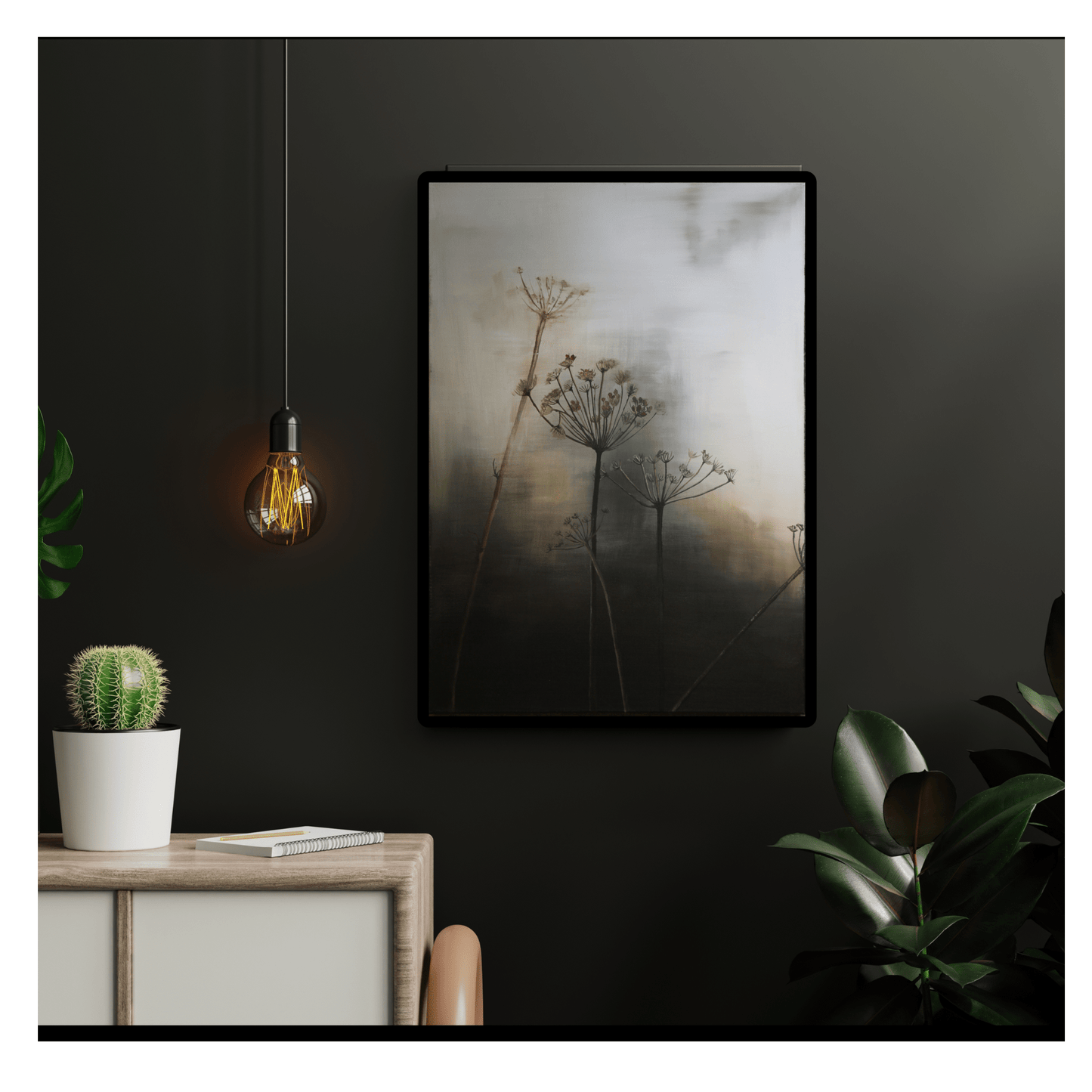 Bilde av "Stillhet" – kunstverk av Tove Gulbrandsen laget av Tove Gulbrandsen, popart kunst fra Galleri2b