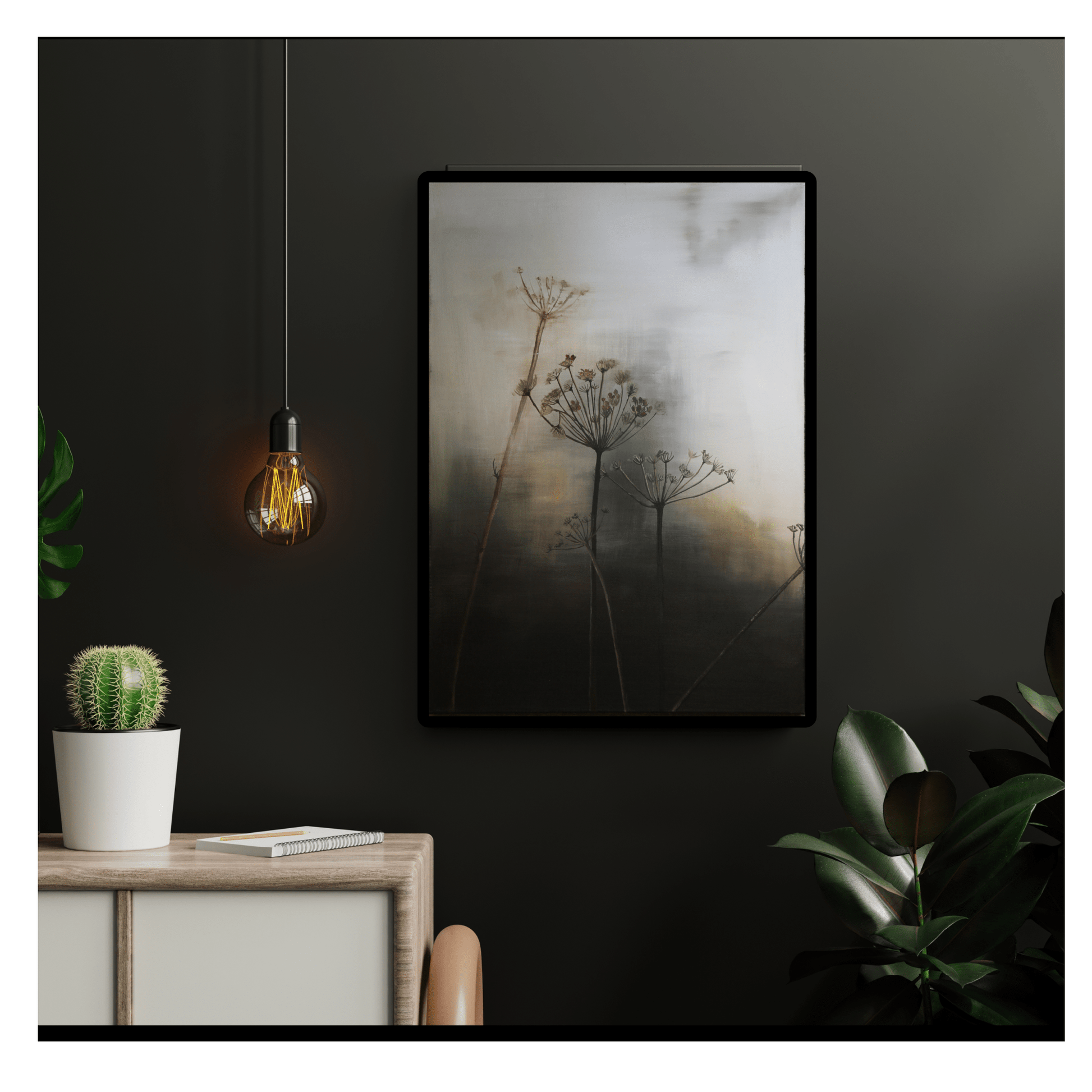 Bilde av "Stillhet" – kunstverk av Tove Gulbrandsen laget av Tove Gulbrandsen, popart kunst fra Galleri2b