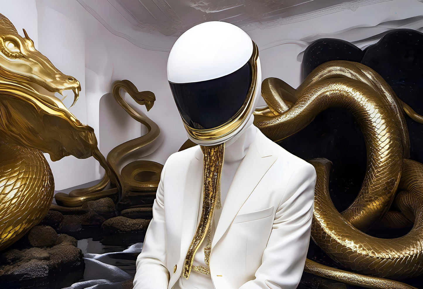 Bilde av Tarjei Krogh "well Dressed" laget av Tarjei Krogh, popart kunst fra Galleri2b