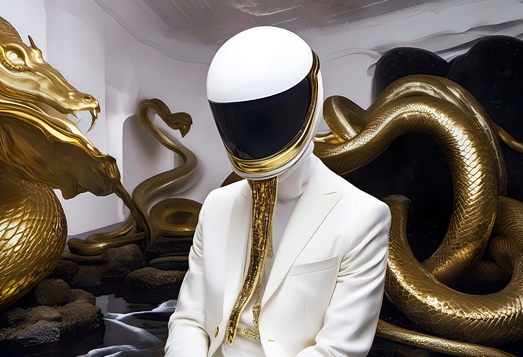 Bilde av Tarjei Krogh "well Dressed" laget av Tarjei Krogh, popart kunst fra Galleri2b