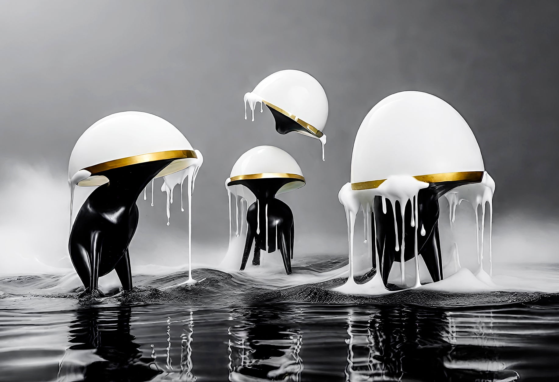 Bilde av Tarjei Krogh"Spearmy weather" laget av Tarjei Krogh, popart kunst fra Galleri2b