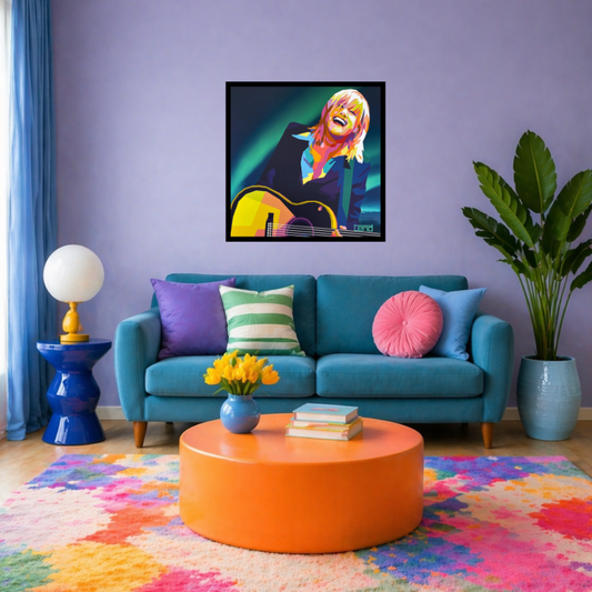 Bilde av Torbjørn Endrerud "Anne Grete Preus" laget av Torbjørn Endrerud, popart kunst fra Galleri2b