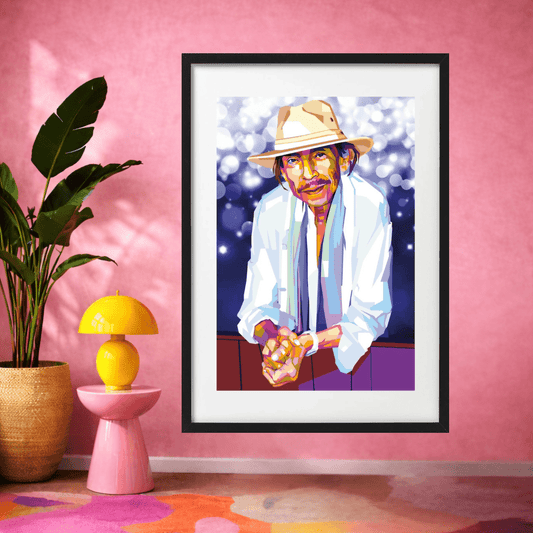 Bilde av Torbjørn Endrerud "Jahn Teigen" laget av Torbjørn Endrerud, popart kunst fra Galleri2b