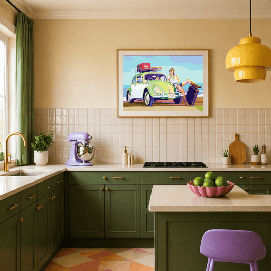 Bilde av Torbjørn Endrerud "Why Don´t We Do It In The Road" laget av Torbjørn Endrerud, popart kunst fra Galleri2b