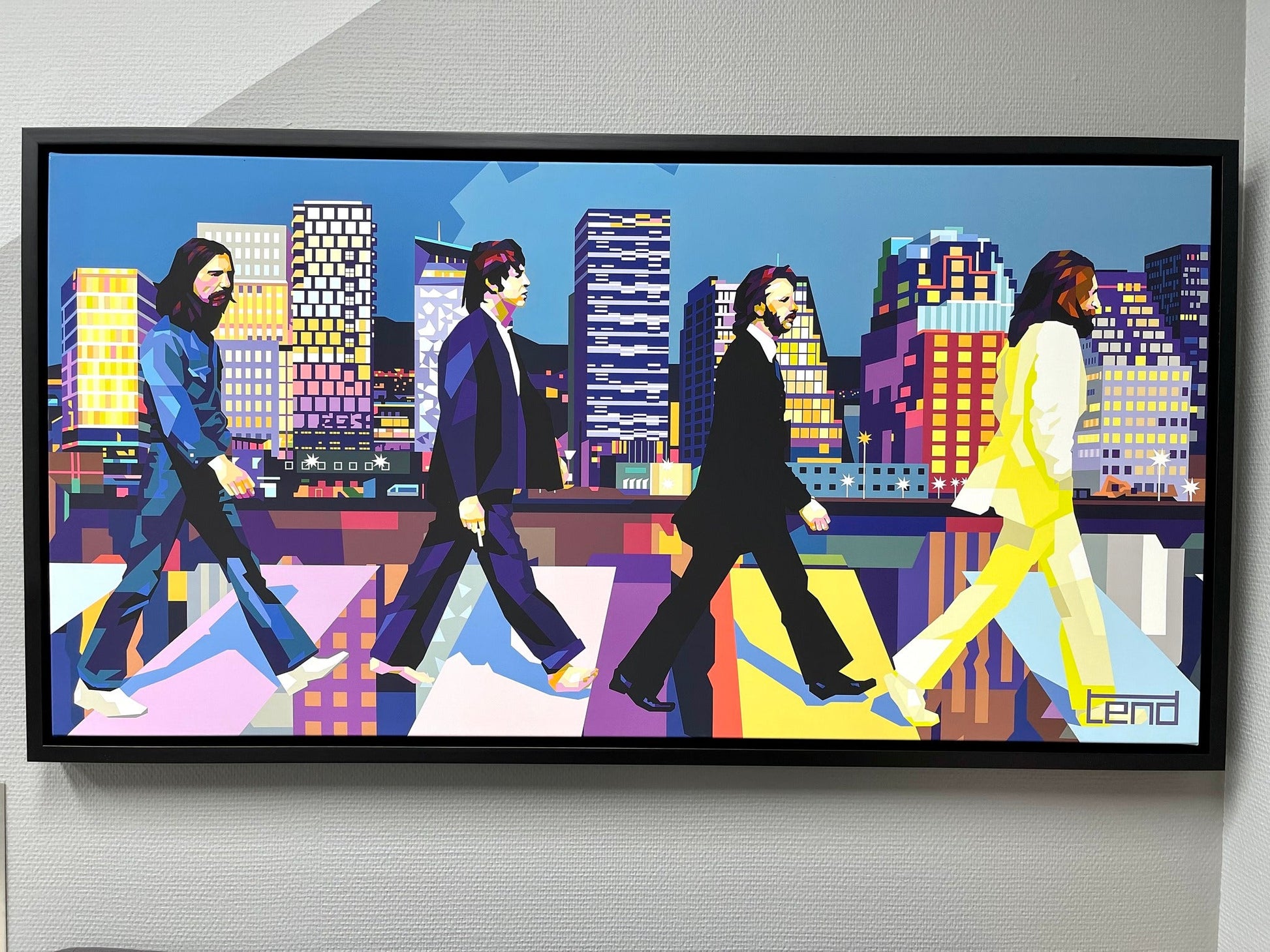 Bilde av Torbjørn Endrerud "Abbey Code" laget av Torbjørn Endrerud, popart kunst fra Galleri2b