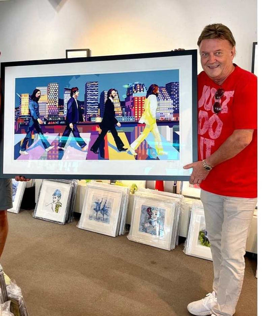 Bilde av Torbjørn Endrerud "Abbey Code" laget av Torbjørn Endrerud, popart kunst fra Galleri2b