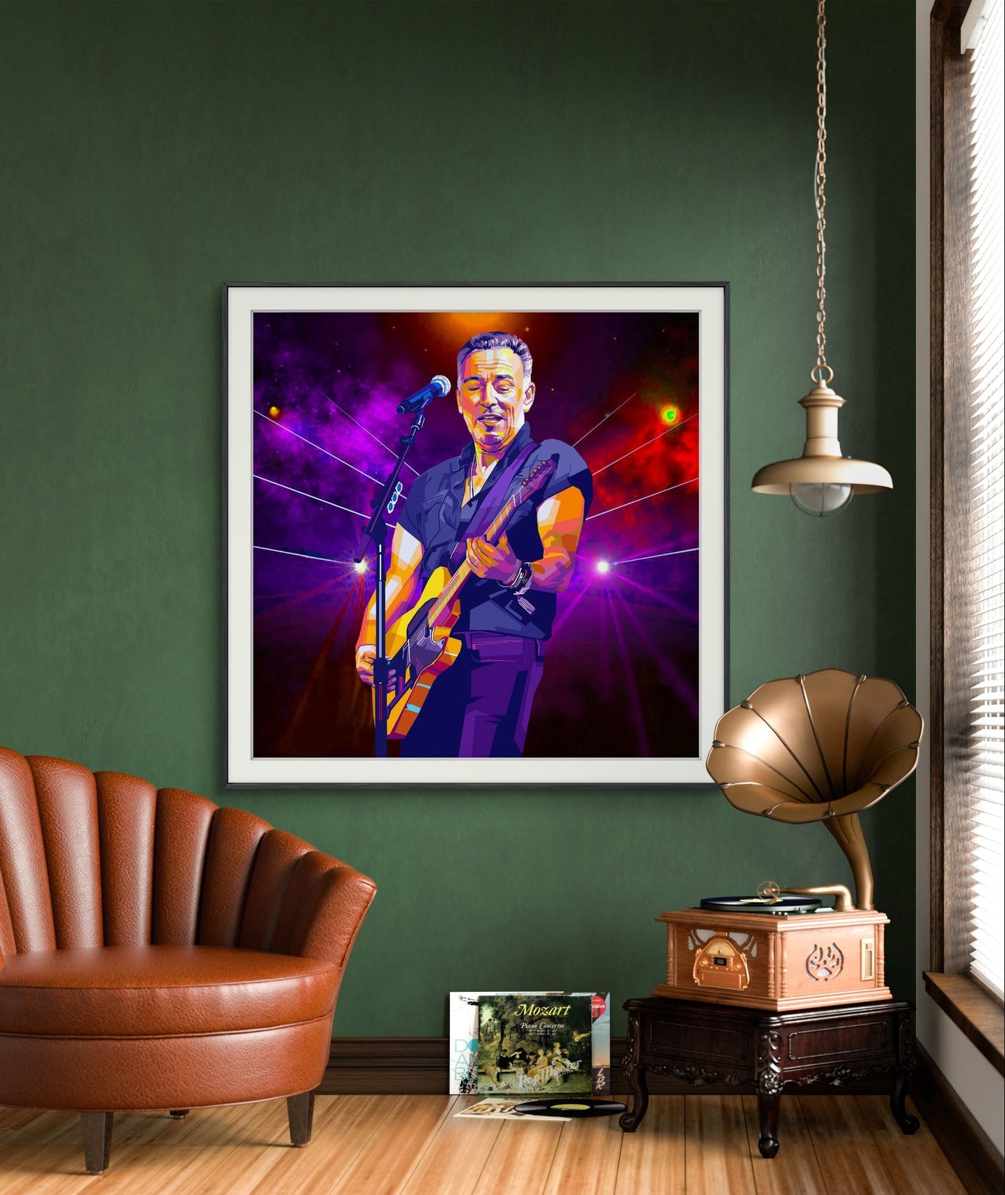 Bilde av Torbjørn Endrerud "Bruce Springsteen" laget av Torbjørn Endrerud, popart kunst fra Galleri2b