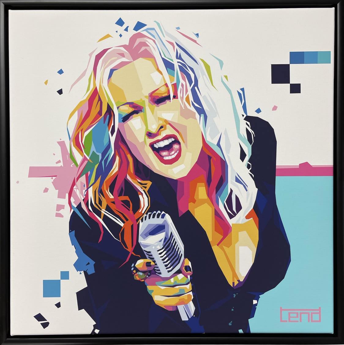 Bilde av Torbjørn Endrerud "cyndi lauper" laget av Torbjørn Endrerud, popart kunst fra Galleri2b