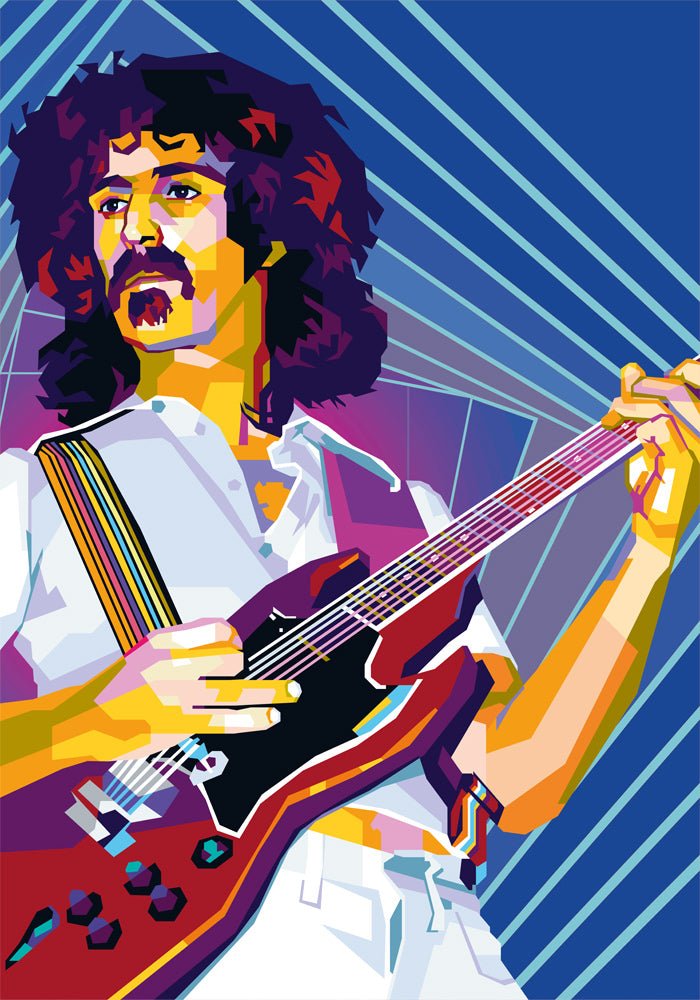 Bilde av Torbjørn Endrerud "Frank Zappa" laget av Torbjørn Endrerud, popart kunst fra Galleri2b