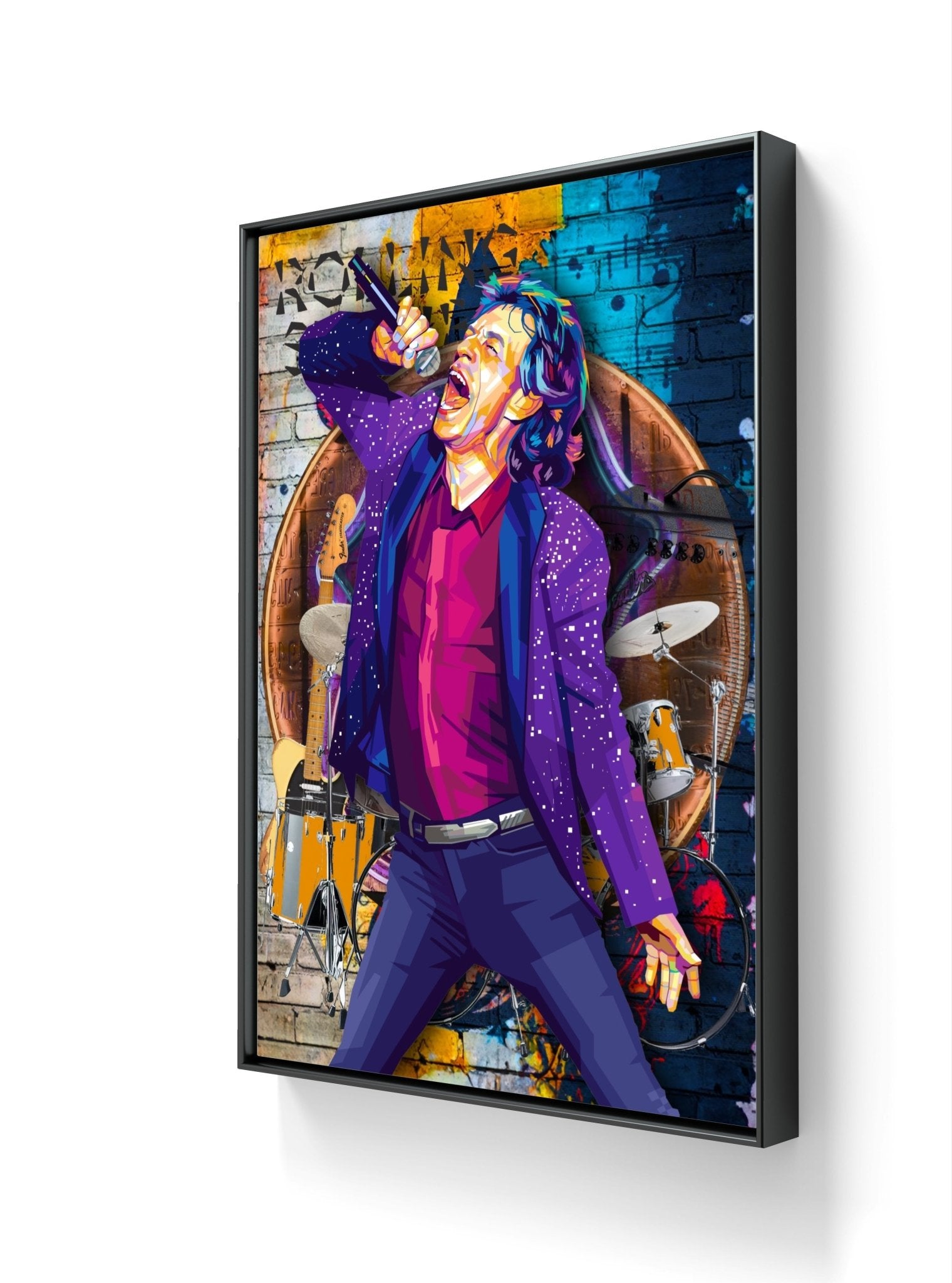 Bilde av Torbjørn Endrerud "Mick Jagger" laget av Torbjørn Endrerud, popart kunst fra Galleri2b