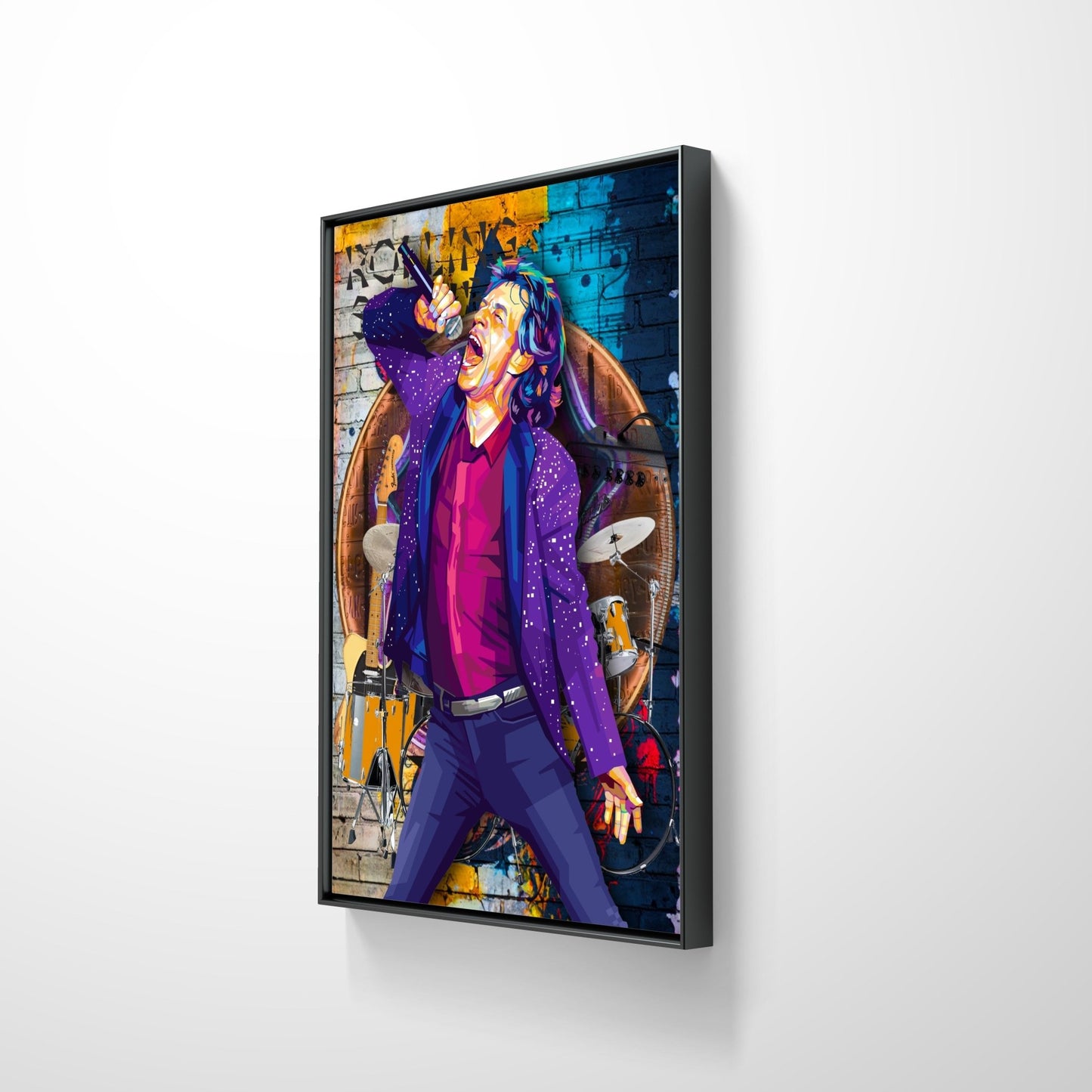 Bilde av Torbjørn Endrerud "Mick Jagger" laget av Torbjørn Endrerud, popart kunst fra Galleri2b