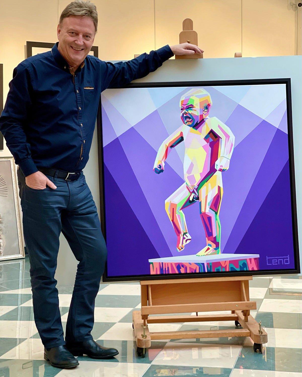 Bilde av Torbjørn Endrerud "Mother Nature's Son" laget av Torbjørn Endrerud, popart kunst fra Galleri2b