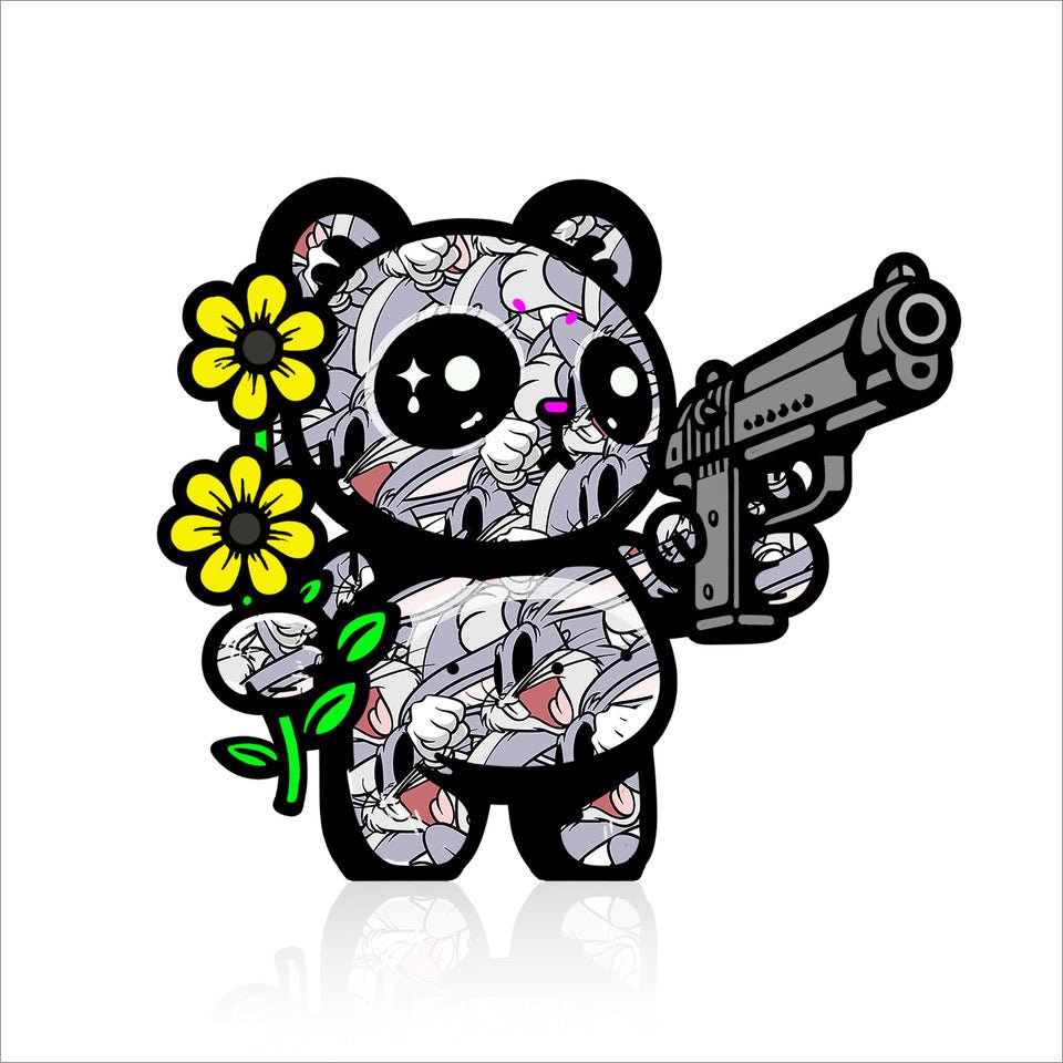 Bilde av Tunstrøm - PingPanda - Love Enforcer laget av Tunstrøm, popart kunst fra Galleri2b