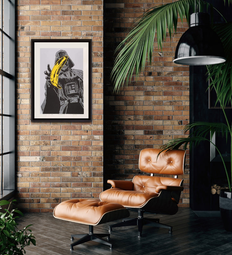 Ronny Bank, banana 2, Kunsttrykk, Litografi, Grafikk, Billedkunstner, popart