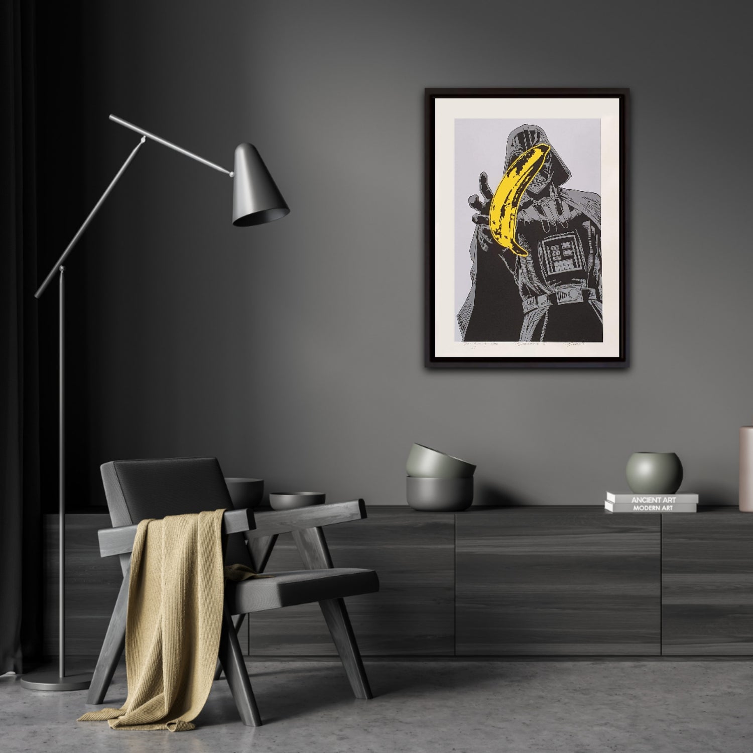 Ronny Bank, banana 2, Kunsttrykk, Litografi, Grafikk, Billedkunstner, popart