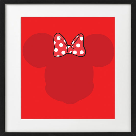 Ronny Bank, Red Bow, serigrafi, grafikk, kunstuttrykk, billedkunstner, pøbel kunst, Boligmesse Hellerudsletta