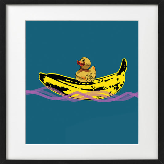 Ronny Bank, båt, serigrafi, grafikk, kunsttrykk, trykk, Galleri2b, billedkunstner