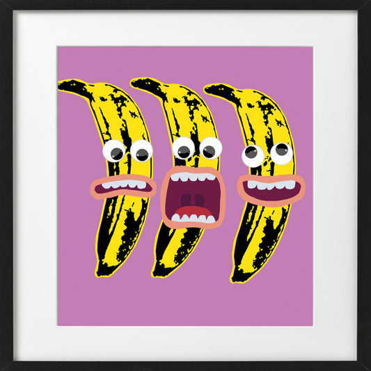 Ronny Bank, Barnekor rosa, serigrafi, grafikk, billedkunstner, pøbel kunst, popart
