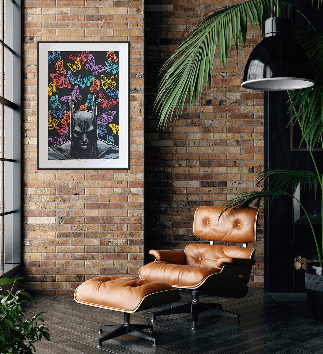 Ronny Bank, Butterflyman, kunsttrykk, popart, grafikk, billedkunster, pøbel kunst