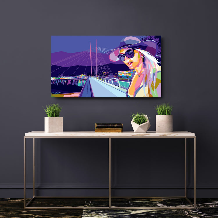 Torbjørn Endrerud "When I Get Home", Tendert, Fineart, Kunstgalleri, Kunsttrykk, Popart, Stort maleri, store malerier, Billedkunstner, Galleri2b