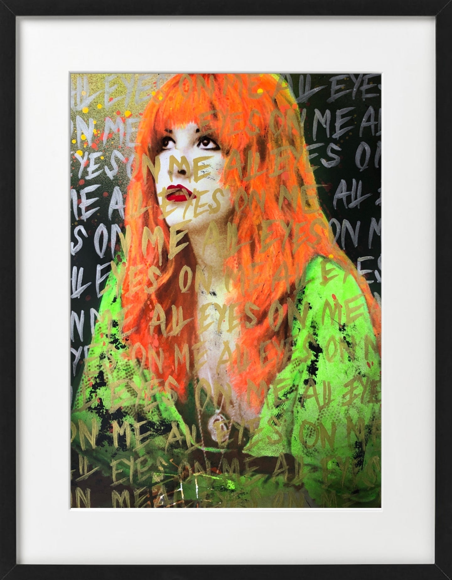 Bilde av Fru Bugge "All eyes on me " Stevie Nicks laget av Fru Bugge, popart kunst fra Galleri2b