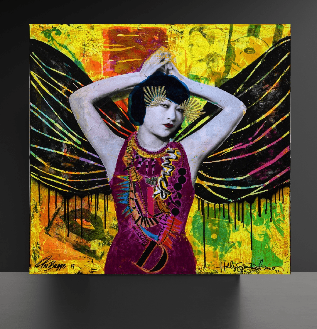 Bilde av Fru Bugge - Holly Susanne Rader - Originalen laget av Fru Bugge, popart kunst fra Galleri2b