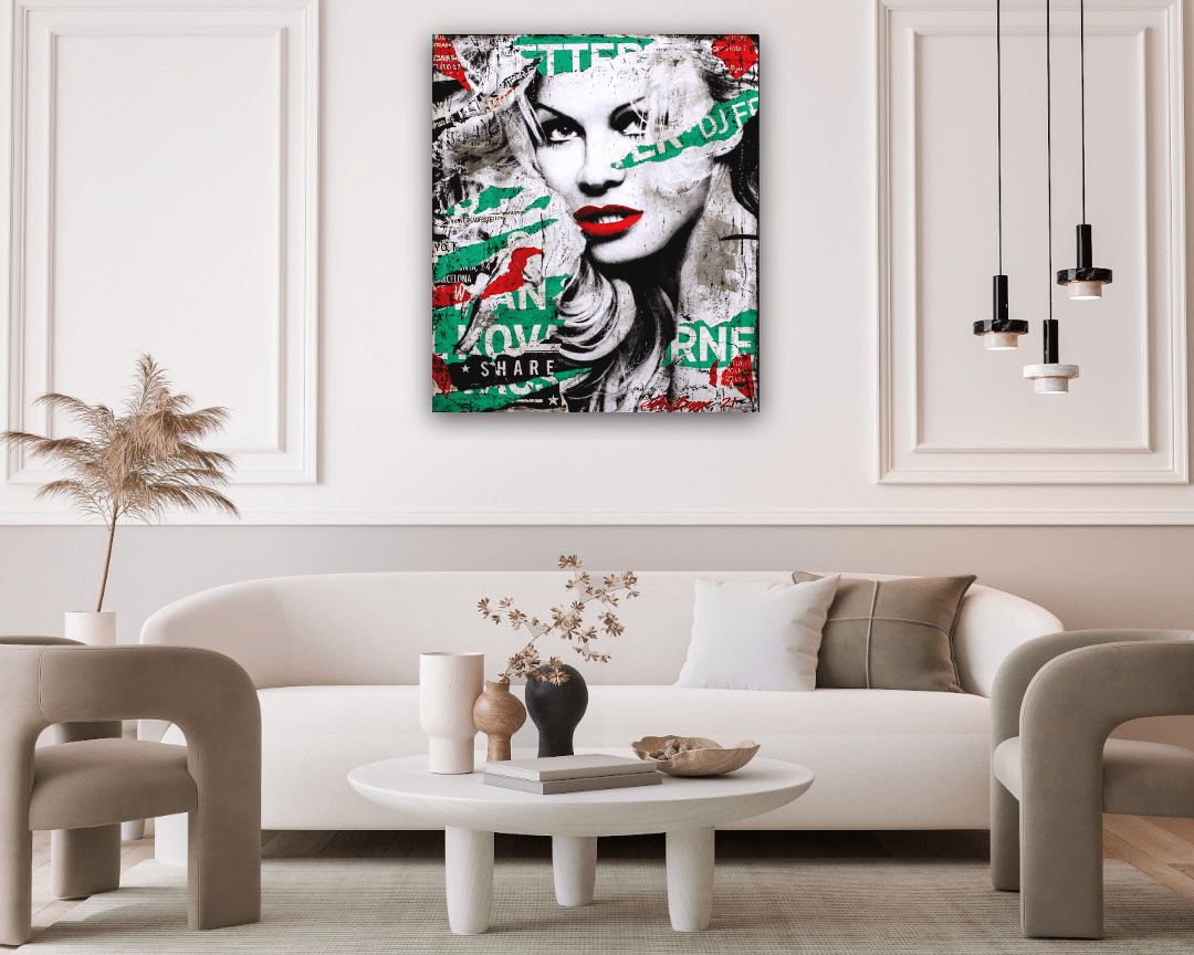 Bilde av Fru Bugge "Pamela" laget av Fru Bugge, popart kunst fra Galleri2b