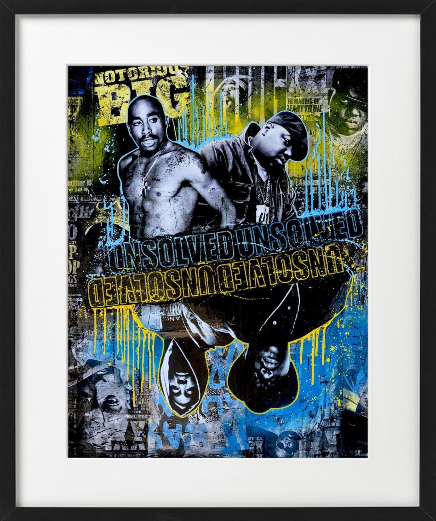 Bilde av Fru Bugge - "Unsolved" laget av Fru Bugge, popart kunst fra Galleri2b