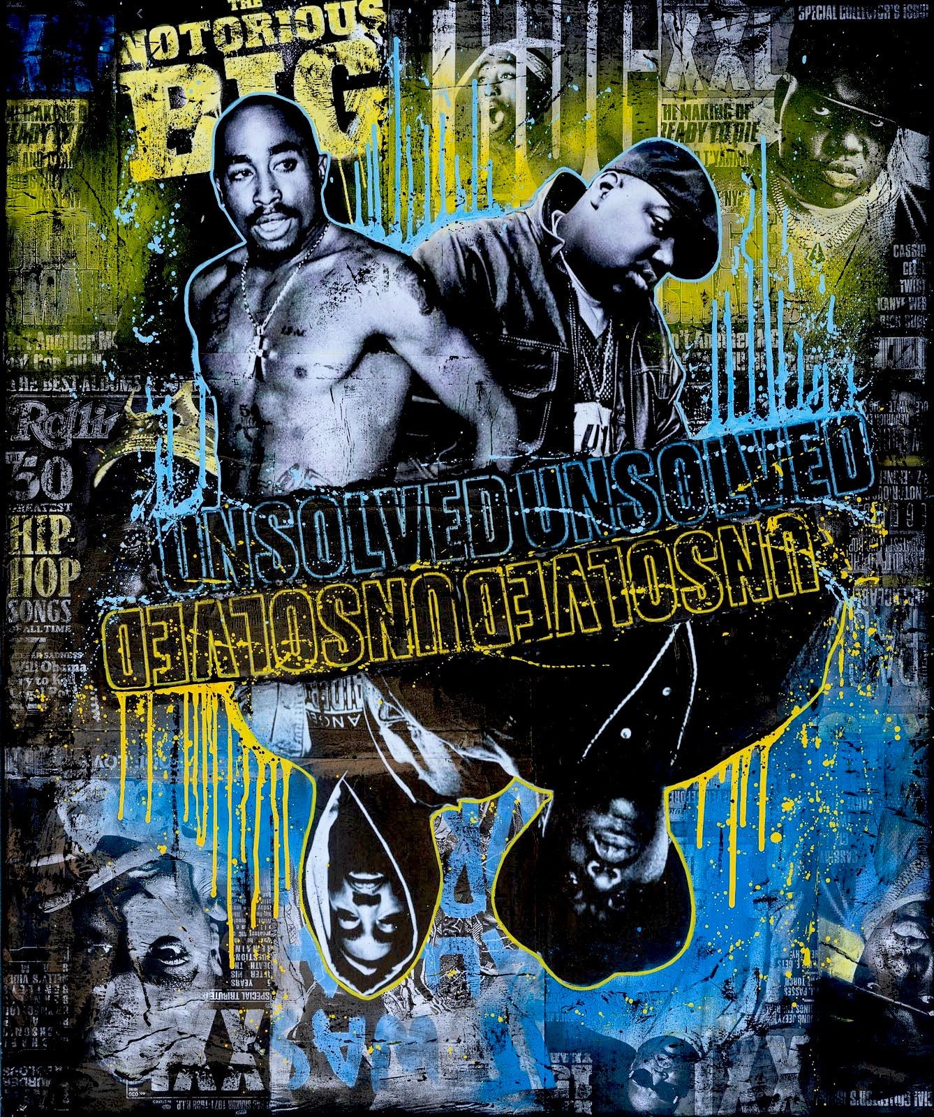 Bilde av Fru Bugge - "Unsolved" laget av Fru Bugge, popart kunst fra Galleri2b