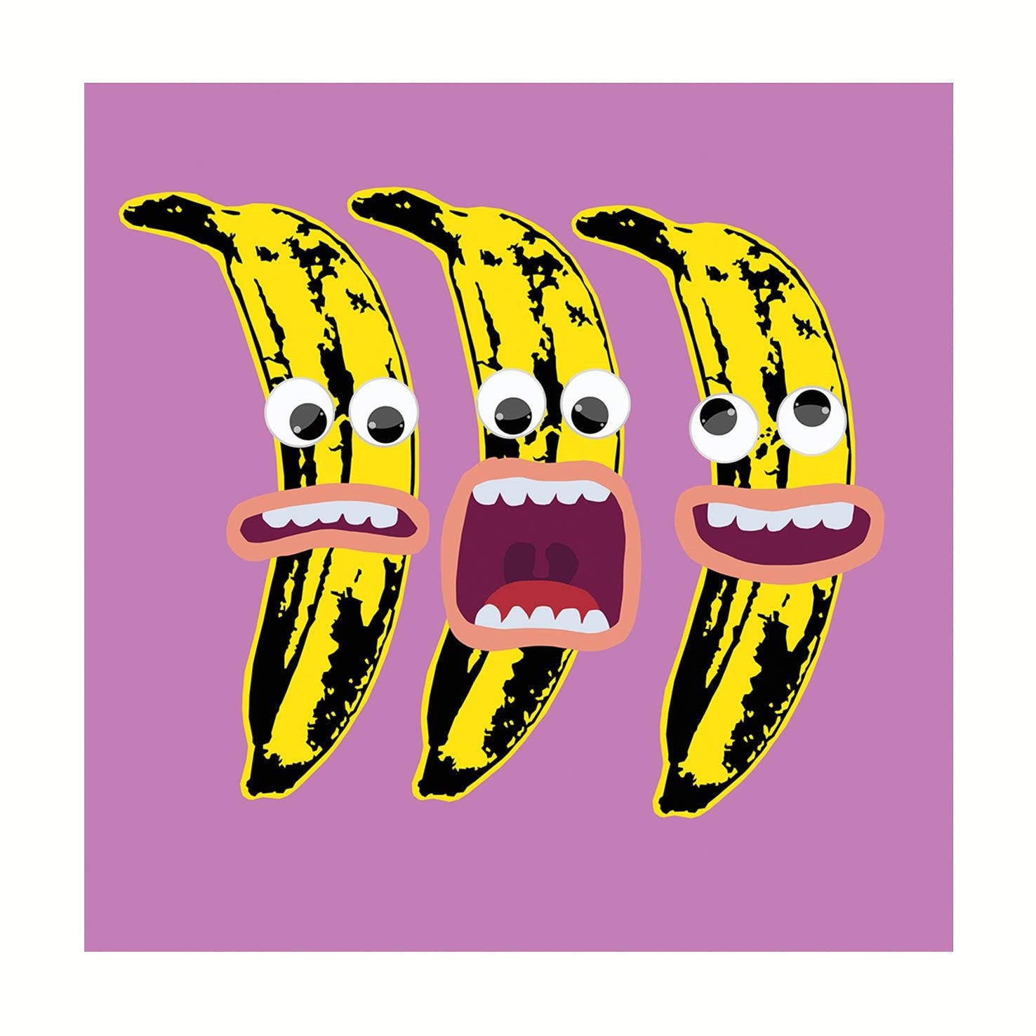 Bilde av Ronny Bank "Barnekor rosa" laget av Ronny Bank, popart kunst fra Galleri2b