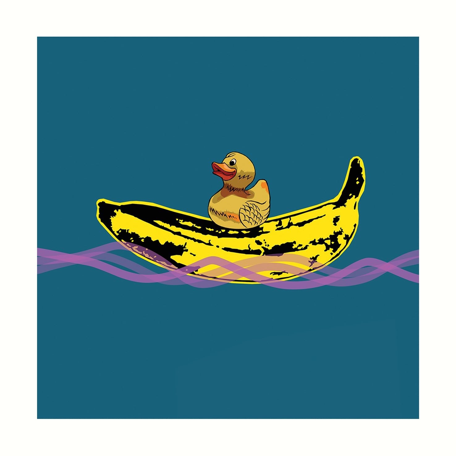 Bilde av Ronny Bank "Båt" laget av Ronny Bank, popart kunst fra Galleri2b