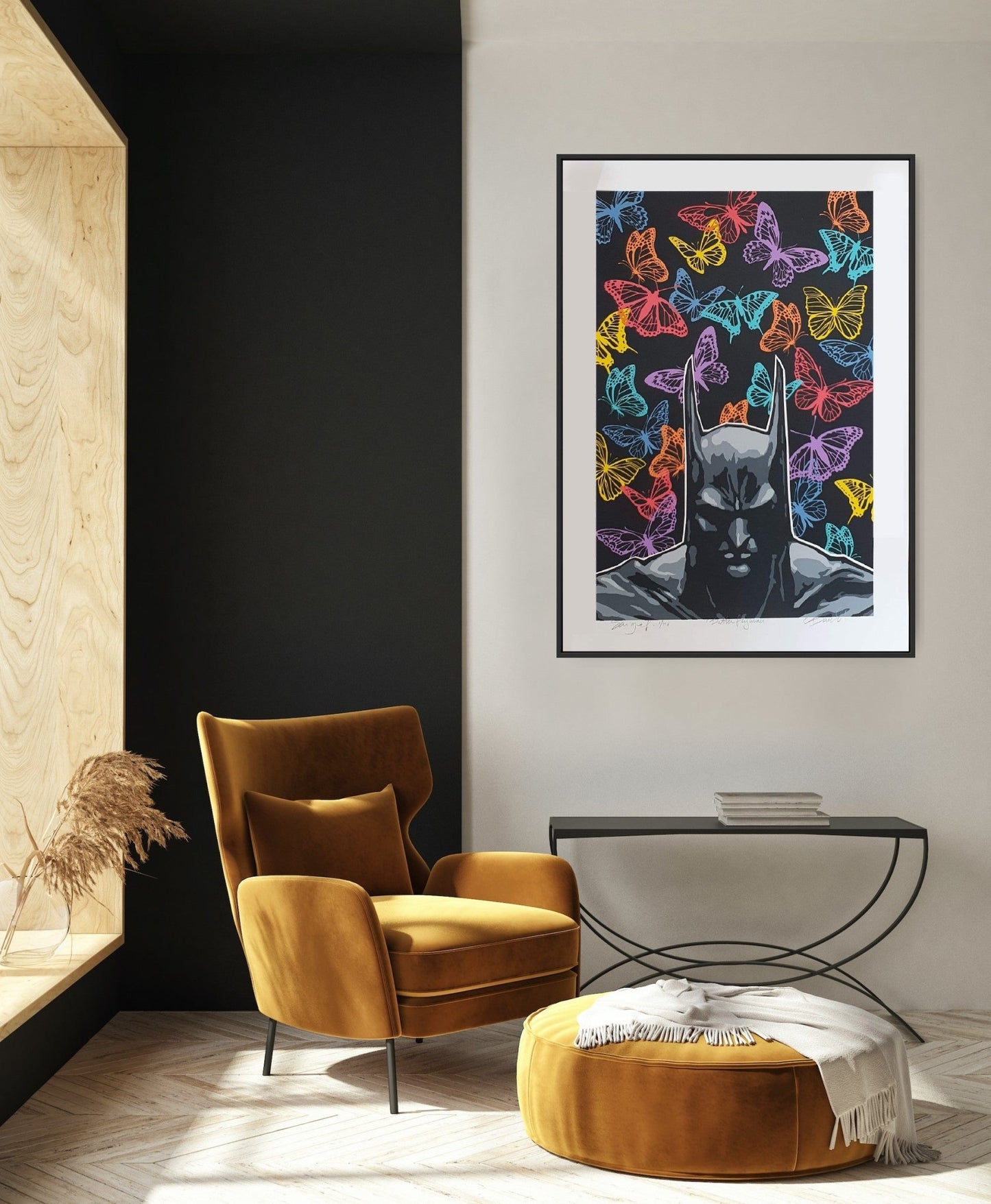 Bilde av Ronny Bank "Butterflyman" - Colour edition laget av Ronny Bank, popart kunst fra Galleri2b