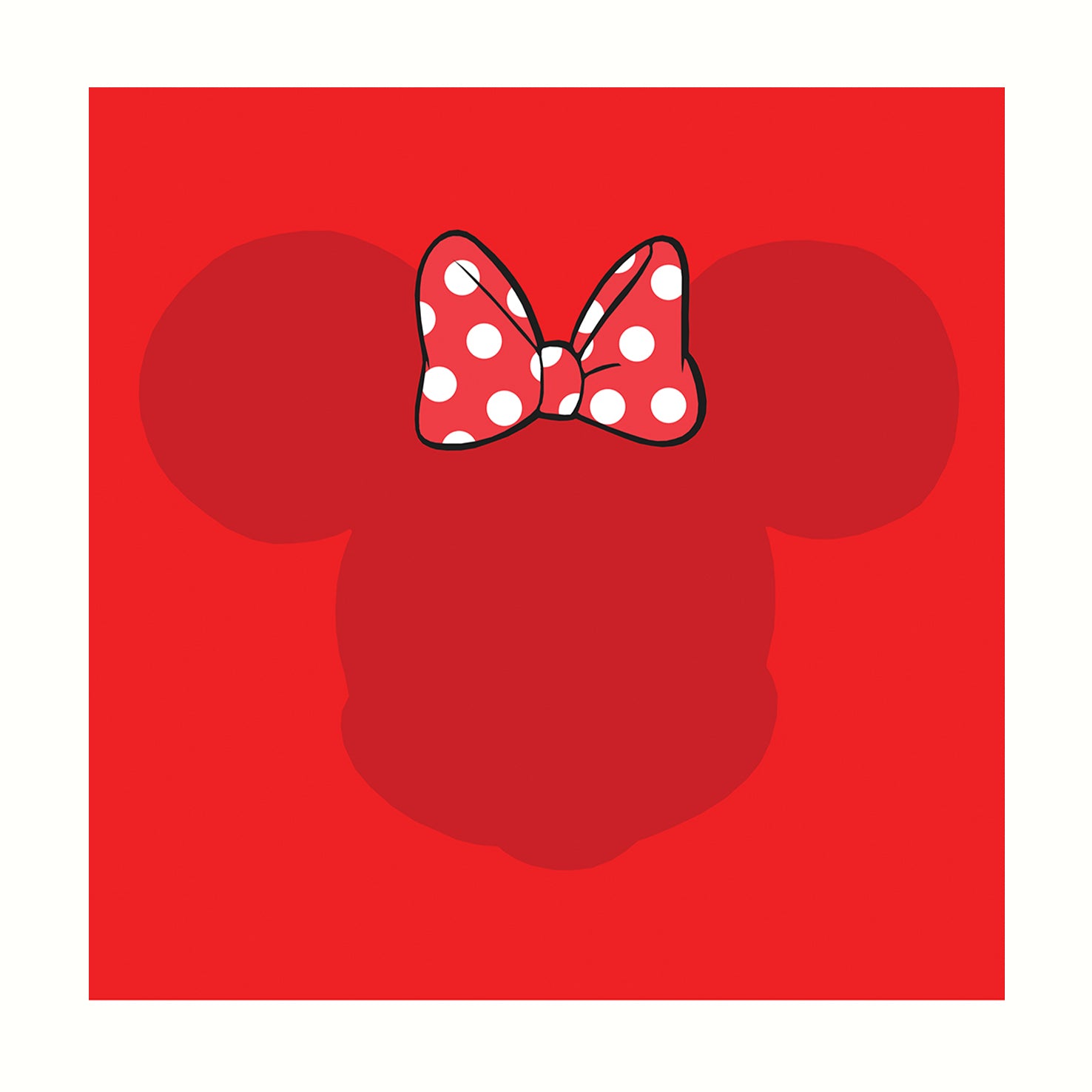 Bilde av Ronny Bank "Red Bow" laget av Ronny Bank, popart kunst fra Galleri2b