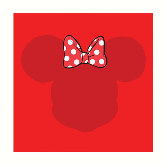 Bilde av Ronny Bank "Red Bow" laget av Ronny Bank, popart kunst fra Galleri2b