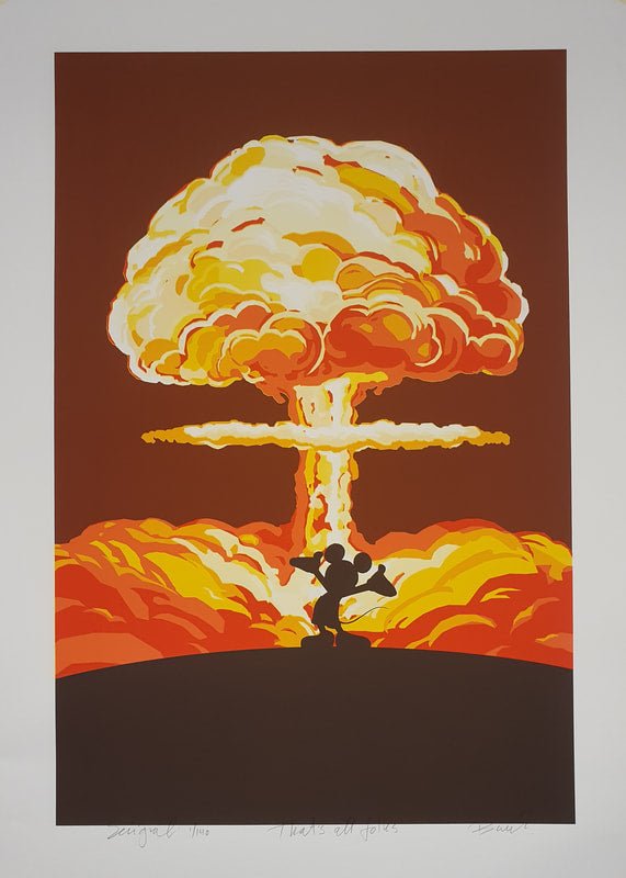 Bilde av Ronny Bank "That's all folks" laget av Ronny Bank, popart kunst fra Galleri2b