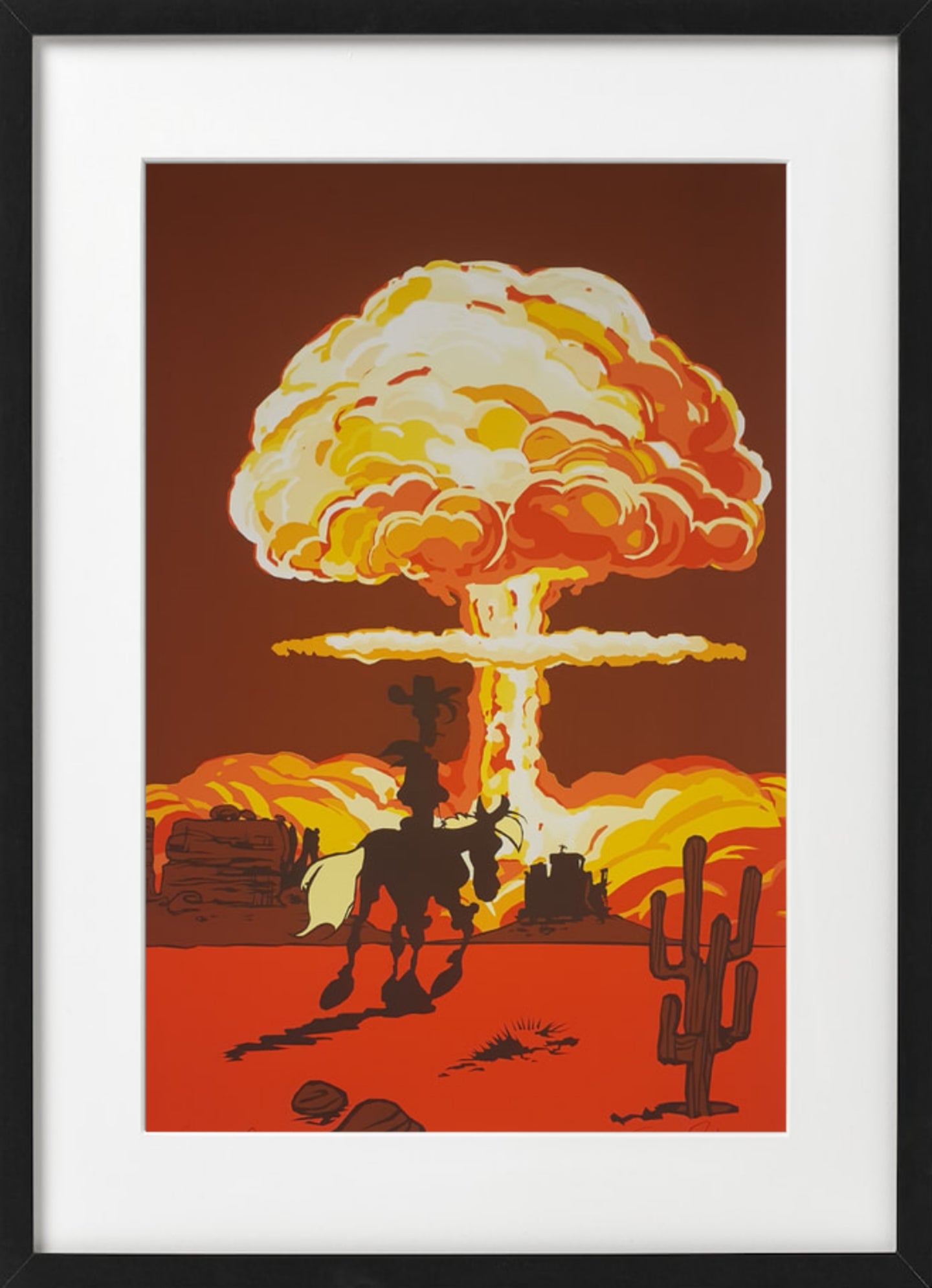 Bilde av Ronny Bank "The end" laget av Ronny Bank, popart kunst fra Galleri2b